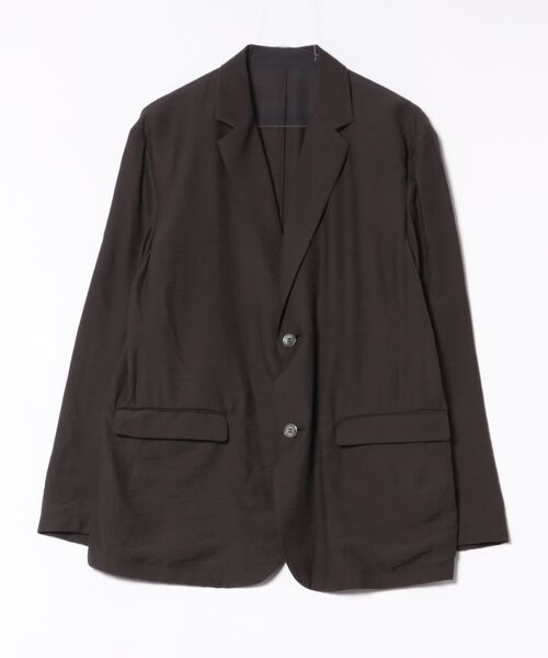 FACTOTUM(ファクトタム)の「【FACTOTUM】Rayon Slab Relax JK(テーラードジャケット・メンズ・ダークグレー/ブラック・48/46)」の2枚目の写真
