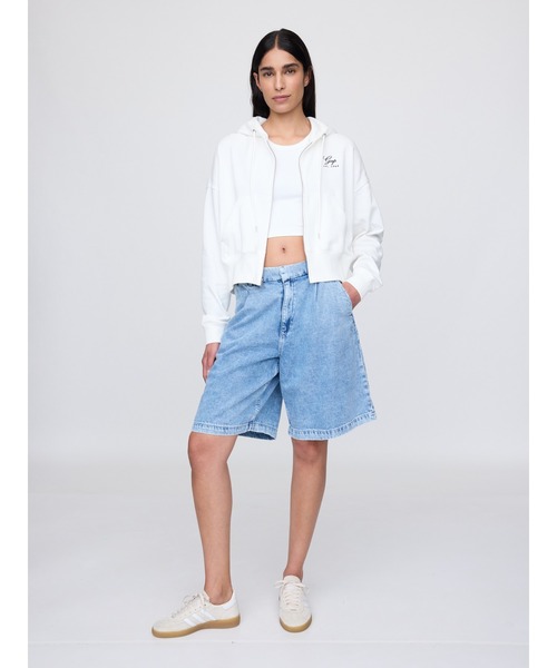 GAP（ギャップ）の「ヴィンテージソフト GAPロゴ ジップアップ