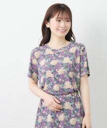 【洗える/ジャージ素材/同柄アイテムあり】シャーボーン柄プルオーバー