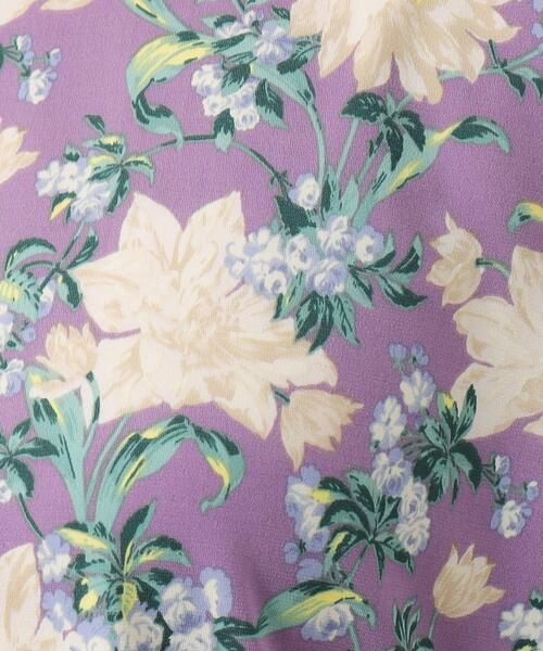LAURA ASHLEY（ローラアシュレイ）の「【洗える／ジャージ素材／同柄アイテムあり】シャーボーン柄プルオーバー（Tシャツ/カットソー・レディース・ネイビー系/パープル系5・38/40）」の12枚目の写真