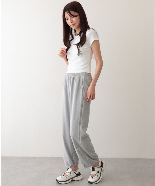 Lace Ladies（レースレディース）の「裾絞り ドロスト スウェット トラック パンツ（スウェットパンツ・レディース・ダークグレー/ブラック/ライトグレー・M/XL）」の20枚目の写真