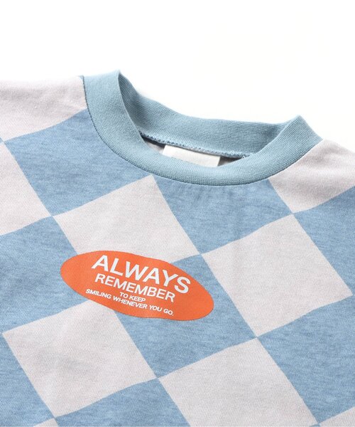 BREEZE（ブリーズ）の「【WEB限定/ジュニア対応】バリエーション半袖セットアップ（ルームウェア/パジャマ・キッズ・オフホワイト/サックスブルー/チャコール/ラベンダー/イエロー/レインボー・90/100/110/120/130/140/150）」の17枚目の写真