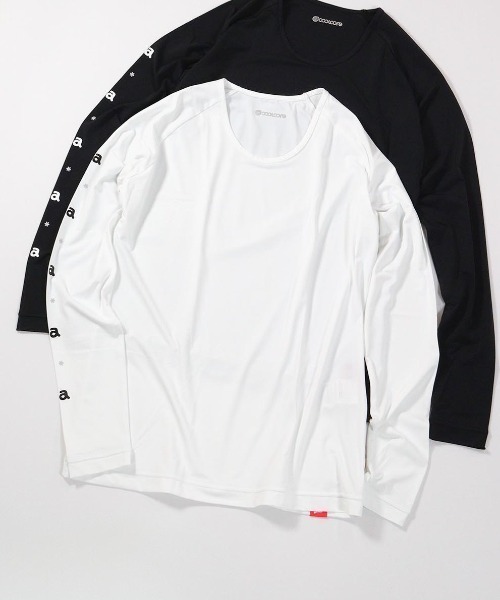 archivio（アルチビオ）の「冷却素材クルーネックインナー（Tシャツ/カットソー・レディース・ブラック/ホワイト・S/L/M）」の2枚目の写真