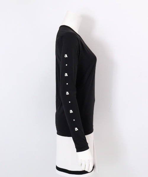 archivio（アルチビオ）の「冷却素材クルーネックインナー（Tシャツ/カットソー・レディース・ブラック/ホワイト・S/L/M）」の13枚目の写真