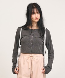 【Nora Lily】「elle」Design Cut L/S Cardigan