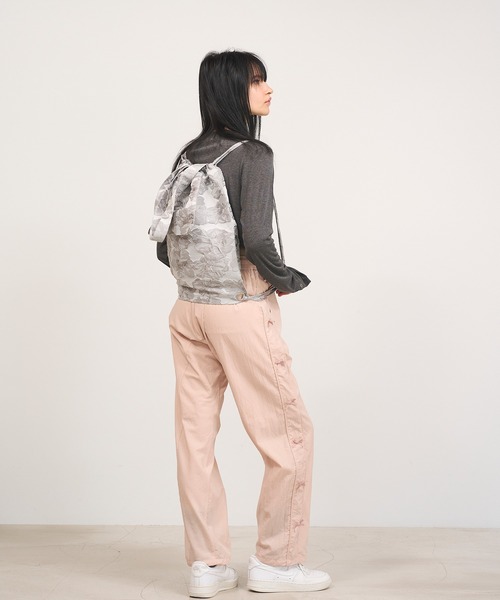 Nora Lily elle（ノラリリーエル）の「【Nora Lily】「elle」Design Cut L/S Cardigan（Tシャツ/カットソー・レディース・ブラック/ホワイト/チャコールグレー・FREE）」の15枚目の写真