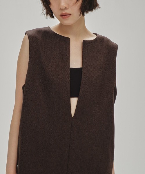 【新品】TODAYFUL Keyneck Pencil Dress DBR 36 TODAYFUL Keyneck Pencil Dress 12510307（ドレス）｜TODAYFUL