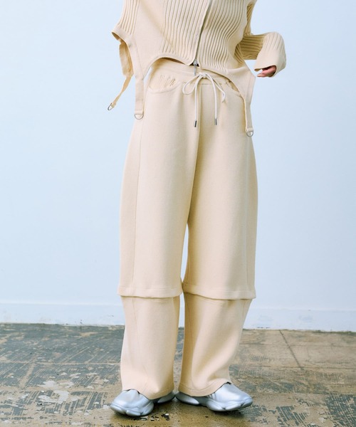 ニット セーター cwtch　COTTON KNIT 2WAY PANTS レディース cwtch COTTON KNIT 2WAY PANTS（ニット/セーター）｜THE