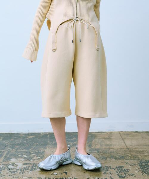 THE GOODLAND MARKET（ザグッドランドマーケット）の「cwtch　COTTON KNIT 2WAY PANTS（その他パンツ・レディース・アイボリー/オレンジ/ネイビー・FREE）」の7枚目の写真