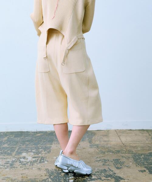 THE GOODLAND MARKET（ザグッドランドマーケット）の「cwtch　COTTON KNIT 2WAY PANTS（その他パンツ・レディース・アイボリー/オレンジ/ネイビー・FREE）」の8枚目の写真