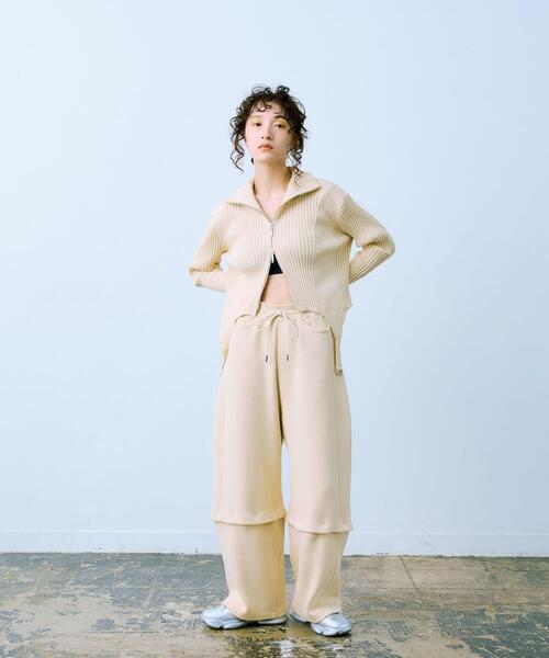 ニット セーター cwtch　COTTON KNIT 2WAY PANTS レディース cwtch COTTON KNIT 2WAY PANTS（ニット/セーター）｜THE
