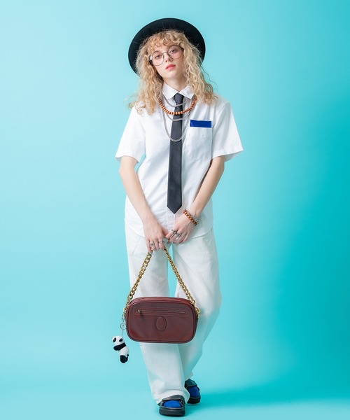 ankoROCK(アンコロック)の「TEDDY ankoROCK キーリング(キーホルダー・レディース・ブラック×ホワイト/グレー・ONESIZE)」の6枚目の写真