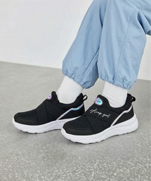 ANAP GiRL（アナップガール）の「【ANAP GIRL】スパットシューズ（スリッポンタイプ） 手を使わずに履ける 【19.0cm～24.0cm】（スニーカー）」