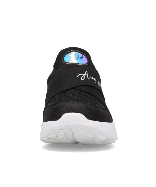 ANAP GｉRL（アナップガール）の「【ANAP GIRL】 スパットシューズ（スリッポンタイプ） 手を使わずに履ける 【19.0cm～24.0cm】（スニーカー・キッズ・ブラック/ベージュ/パープル・19.0cm/20.0cm/21.0cm/22.0cm/23.0cm/24.0cm）」の10枚目の写真