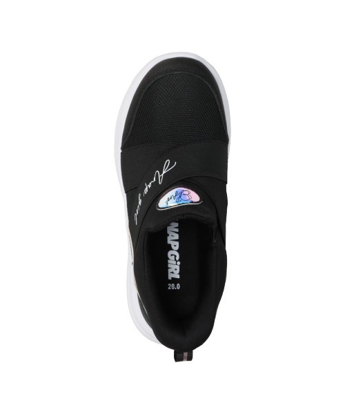 ANAP GｉRL（アナップガール）の「【ANAP GIRL】 スパットシューズ（スリッポンタイプ） 手を使わずに履ける 【19.0cm～24.0cm】（スニーカー・キッズ・ブラック/ベージュ/パープル・19.0cm/20.0cm/21.0cm/22.0cm/23.0cm/24.0cm）」の13枚目の写真