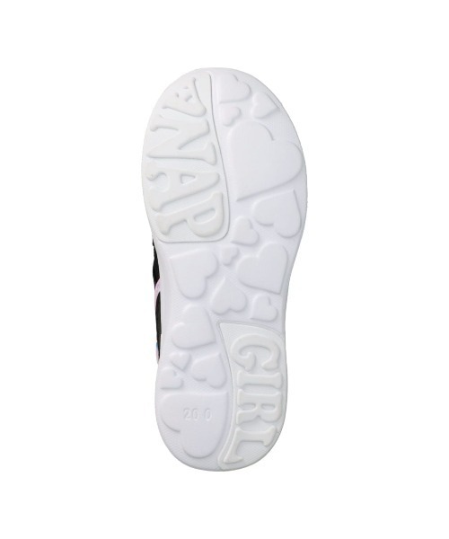 ANAP GｉRL（アナップガール）の「【ANAP GIRL】 スパットシューズ（スリッポンタイプ） 手を使わずに履ける 【19.0cm～24.0cm】（スニーカー・キッズ・ブラック/ベージュ/パープル・19.0cm/20.0cm/21.0cm/22.0cm/23.0cm/24.0cm）」の14枚目の写真