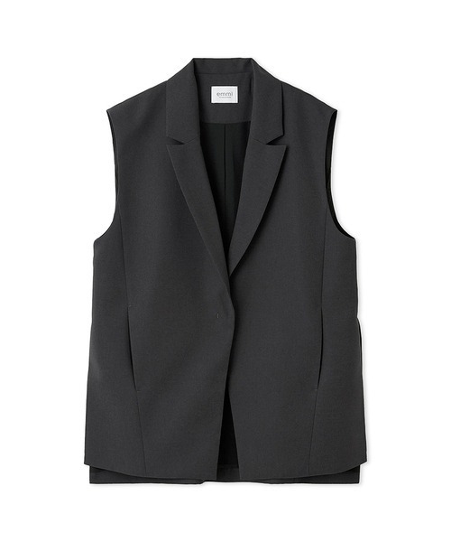 emmi(エミ)の「UVカット テーラーカラーベスト(その他アウター・レディース・オリーブ/チャコールグレー・FREE)」の12枚目の写真