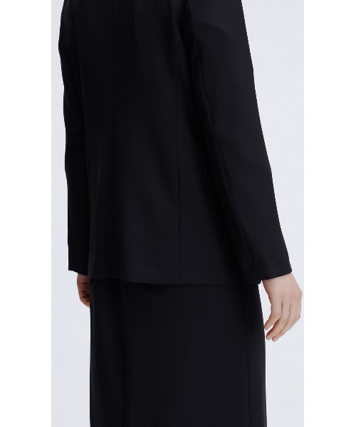 AOYAMA（アオヤマ）の「【手軽スーツ・ジャケット】着疲れ知らずのストレッチ！テーラードジャケット/ベージュ/ネイビー/ブラック｜自宅で洗える/ストレッチ/防シワ/セットアップ着用可｜ゼロプレッシャースーツ｜ビジネスからカジュアルまで◎（スーツジャケット・レディース・ベージュ/ネイビー/ブラック・LL/S/M/L）」の21枚目の写真