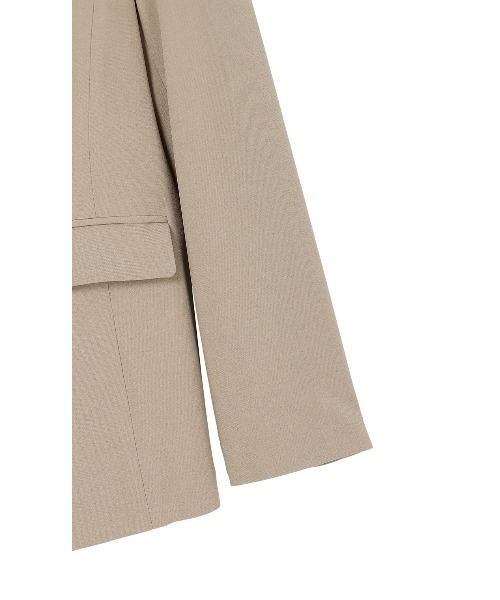 AOYAMA（アオヤマ）の「【手軽スーツ・ジャケット】着疲れ知らずのストレッチ！テーラードジャケット/ベージュ/ネイビー/ブラック｜自宅で洗える/ストレッチ/防シワ/セットアップ着用可｜ゼロプレッシャースーツ｜ビジネスからカジュアルまで◎（スーツジャケット・レディース・ベージュ/ネイビー/ブラック・LL/S/M/L）」の11枚目の写真
