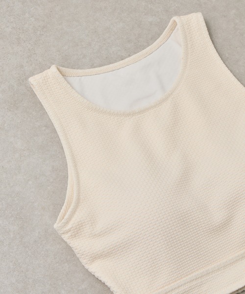 COLONY 2139（コロニートゥーワンスリーナイン）の「クロスボトムアメスリタキニ（水着・レディース・アイボリー/ブラック・FREE）」の7枚目の写真