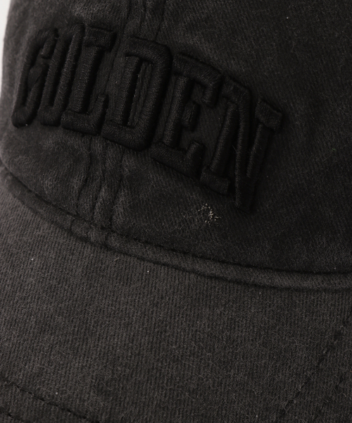 GOLDEN  / ゴールデングース】 BASEBALL HAT Golden Goose Golden logo baseball cap - Black - Men | G28MA744A6