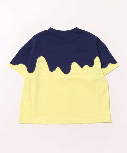 unica(ユニカ)の「バイカラーT(Tシャツ/カットソー・キッズ・ブラック×ホワイト/ネイビー系・L/S/XL/M)」の3枚目の写真