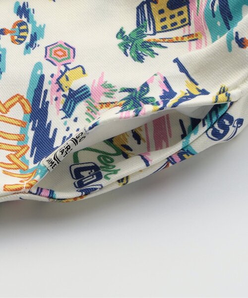 F.O.KIDS（エフオーキッズ）の「【リンク/ジュニア対応】アロハワンピース（ワンピース・キッズ・キナリ/オレンジ/レインボー・140/130/80/120/110/100/90）」の5枚目の写真