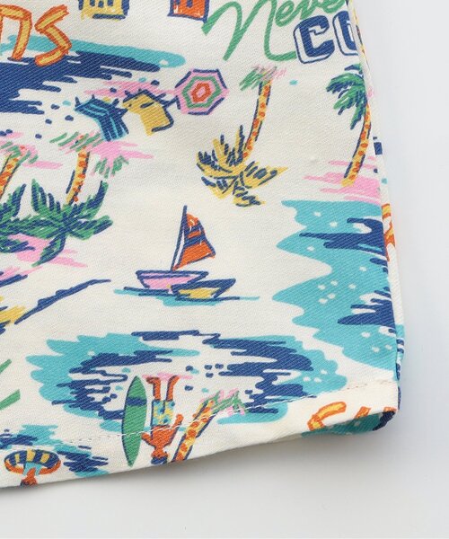 F.O.KIDS（エフオーキッズ）の「【リンク/ジュニア対応】アロハワンピース（ワンピース・キッズ・キナリ/オレンジ/レインボー・140/130/80/120/110/100/90）」の4枚目の写真