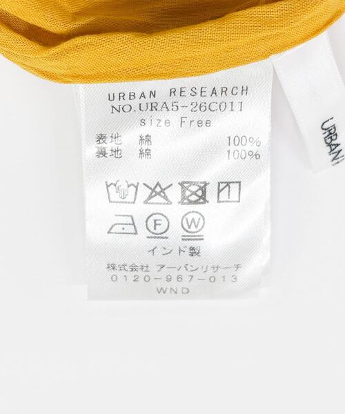 URBAN RESEARCH（アーバンリサーチ）の「コットンクリンクルキャミワンピース（ワンピース・レディース・ブラック/ブラウン/マスタード・FREE）」の4枚目の写真