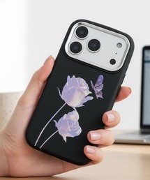 Fun & Daily（ファンアンドデイリー）の「Flower & Butterfly iPhone Case 15 16 17 Plus Pro ProMax アイフォンケース（スマホケース/カバー・レディース）」
