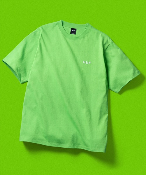 HUF(ハフ)の「OG LOGO TEE(Tシャツ/カットソー・メンズ・ブラック/ホワイト/ナチュラル/ライトグリーン・XL/L/M/XXL/XS/S)」の4枚目の写真