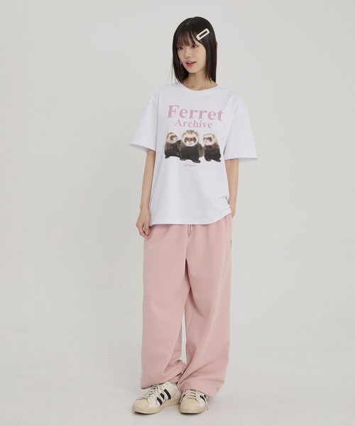 tシャツ 「UNISEX」Wai Kei／フェレットＴEE レディース メンズ WaiKei tシャツ 「UNISEX」Wai Kei／フェレットTEE レディース