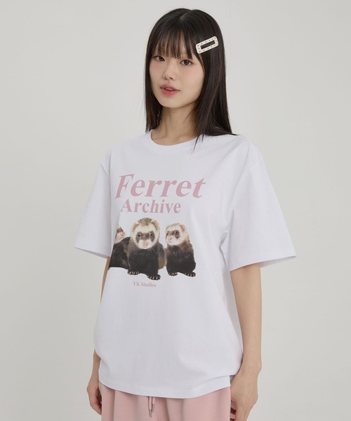 WaiKei(ワイケイ)の「【UNISEX】Wai Kei/フェレットTEE(Tシャツ/カットソー・レディース・ホワイト・MEDIUM/LARGE)」の10枚目の写真