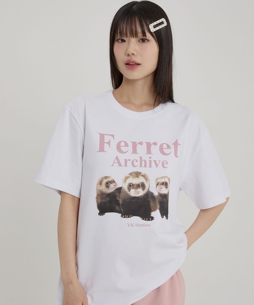 WaiKei(ワイケイ)の「【UNISEX】Wai Kei/フェレットTEE(Tシャツ/カットソー・レディース・ホワイト・MEDIUM/LARGE)」の11枚目の写真