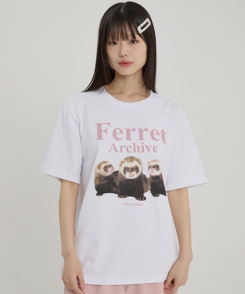 セール】【UNISEX】Wai Kei／フェレットTEE（Tシャツ
