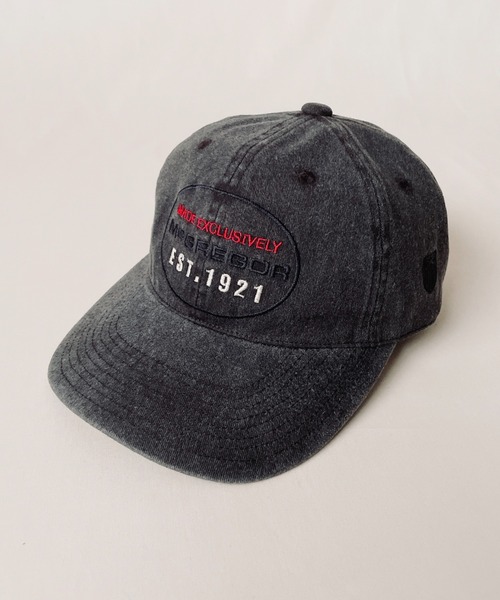 McGREGOR（マックレガー）の「McGREGOR Washed Embroidery Cap（キャップ・レディース・チャコールグレー/マスタード/ネイビー・FREE）」の6枚目の写真