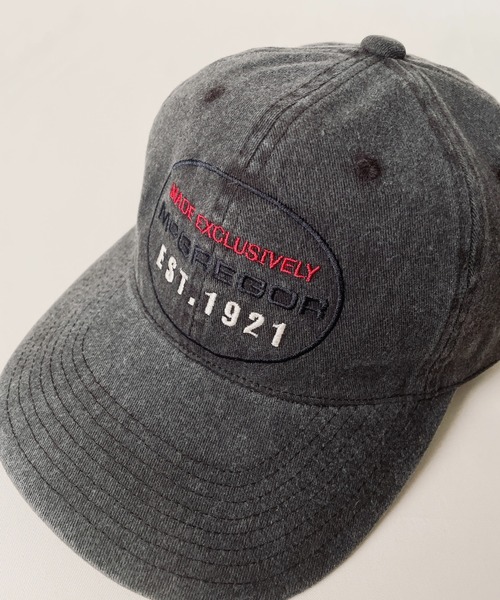 McGREGOR（マックレガー）の「McGREGOR Washed Embroidery Cap（キャップ・レディース・チャコールグレー/マスタード/ネイビー・FREE）」の20枚目の写真