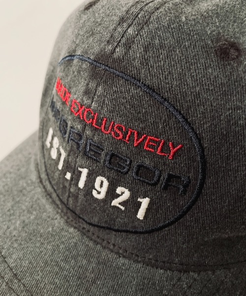 McGREGOR（マックレガー）の「McGREGOR Washed Embroidery Cap（キャップ・レディース・チャコールグレー/マスタード/ネイビー・FREE）」の19枚目の写真
