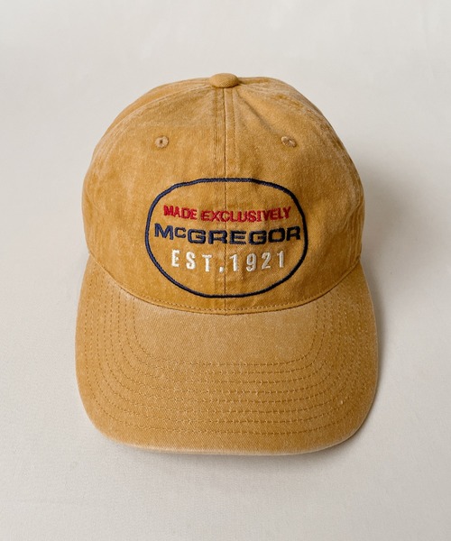 McGREGOR（マックレガー）の「McGREGOR Washed Embroidery Cap（キャップ・レディース・チャコールグレー/マスタード/ネイビー・FREE）」の7枚目の写真
