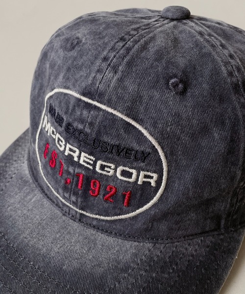 McGREGOR（マックレガー）の「McGREGOR Washed Embroidery Cap（キャップ・レディース・チャコールグレー/マスタード/ネイビー・FREE）」の13枚目の写真