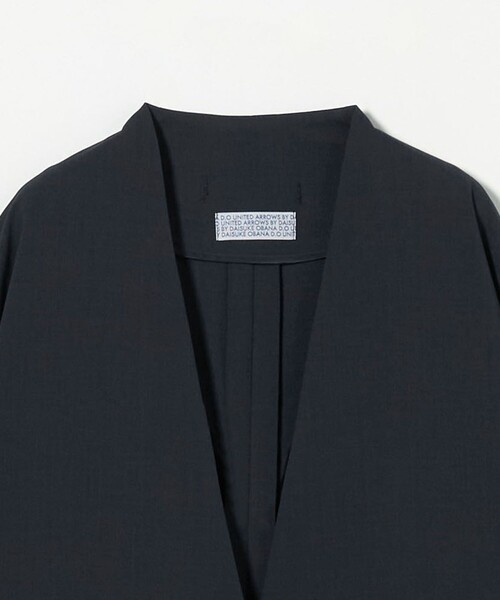 UA&SONS DAISUKE OBANA ノーカラーコート UNITED ARROWS & SONS by DAISUKE OBANAの新作はバルカラー