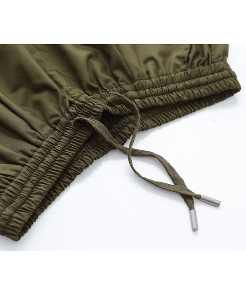 kOhAKU（コハク）の「『ギャザー切替裾ドロストパンツ』（その他パンツ・レディース・カーキ/ブラック・1/2）」の21枚目の写真