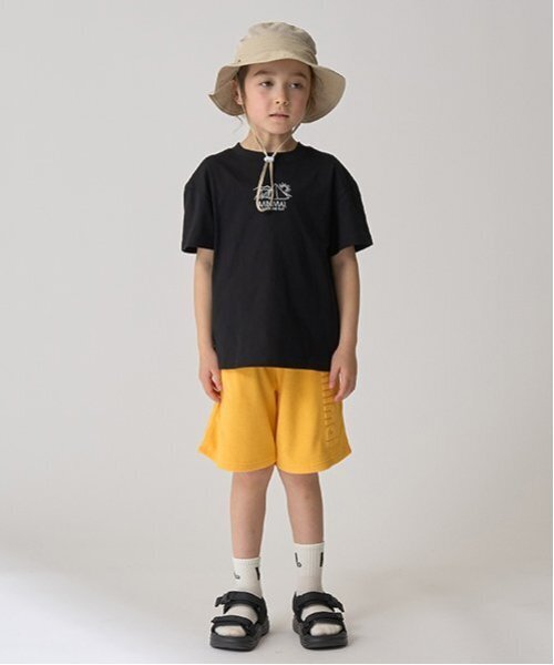 minimal(ミニマル)の「エンボス4分丈ハーフパンツ(その他パンツ・キッズ・ピンク/グリーン/パープル/ネイビー/イエロー/オレンジ/ターコイズブルー・90cm/110cm/100cm/120cm/130cm/140cm)」の5枚目の写真