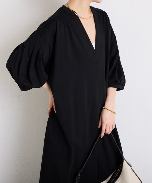 COLLAGE GALLARDAGALANTE（コラージュガリャルダガランテ）の「バックオープンカットワンピース/WEB限定（ワンピース・レディース・ピンク/グレー/ブラック・FREE）」の7枚目の写真