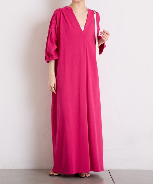 COLLAGE GALLARDAGALANTE（コラージュガリャルダガランテ）の「バックオープンカットワンピース/WEB限定（ワンピース・レディース・ピンク/グレー/ブラック・FREE）」の21枚目の写真