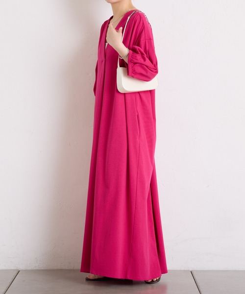 COLLAGE GALLARDAGALANTE（コラージュガリャルダガランテ）の「バックオープンカットワンピース/WEB限定（ワンピース・レディース・ピンク/グレー/ブラック・FREE）」の16枚目の写真