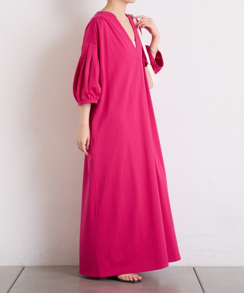 COLLAGE GALLARDAGALANTE（コラージュガリャルダガランテ）の「バックオープンカットワンピース/WEB限定（ワンピース・レディース・ピンク/グレー/ブラック・FREE）」の14枚目の写真