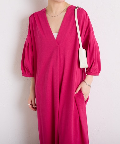 COLLAGE GALLARDAGALANTE（コラージュガリャルダガランテ）の「バックオープンカットワンピース/WEB限定（ワンピース・レディース・ピンク/グレー/ブラック・FREE）」の20枚目の写真