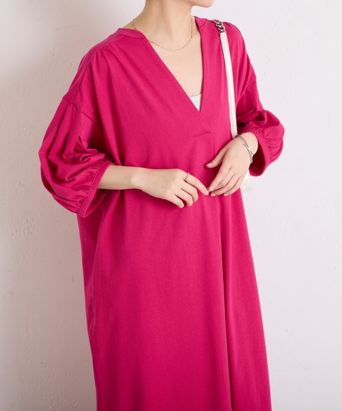 COLLAGE GALLARDAGALANTE（コラージュガリャルダガランテ）の「バックオープンカットワンピース/WEB限定（ワンピース・レディース・ピンク/グレー/ブラック・FREE）」の17枚目の写真