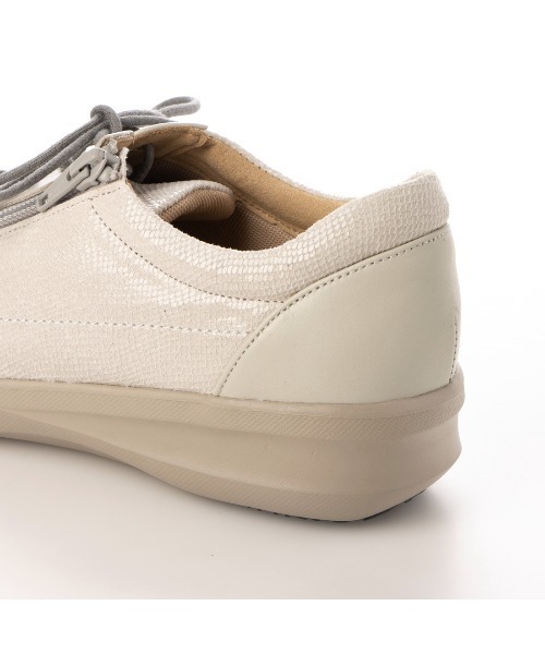 3E】サイドファスナーレースアップスニーカー（スニーカー）｜Atelier